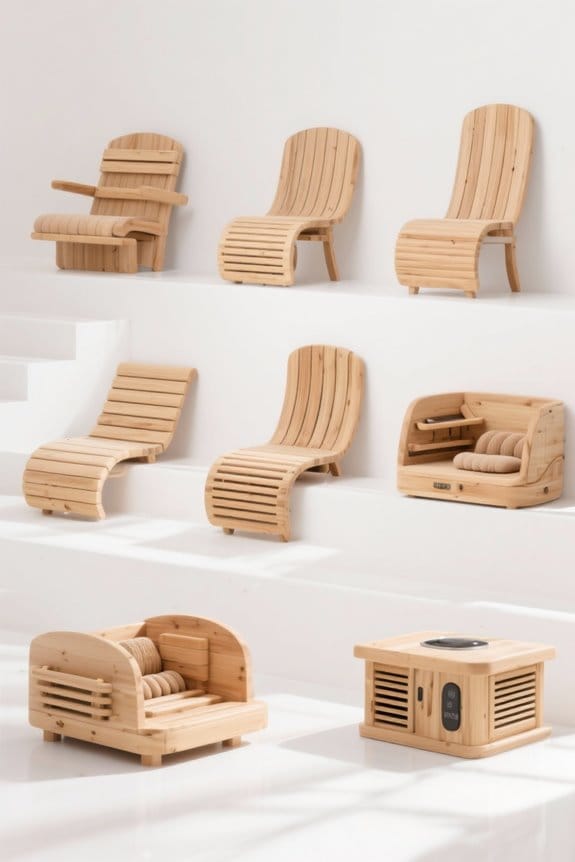 cedar sauna backrest recommendations