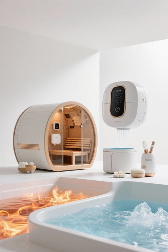 sauna to cold plunge transition