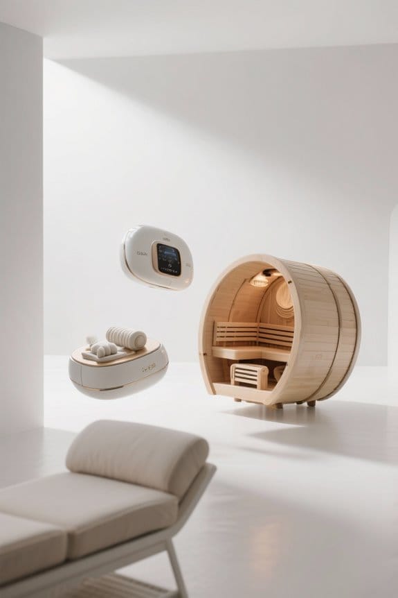saunas promote stress relief