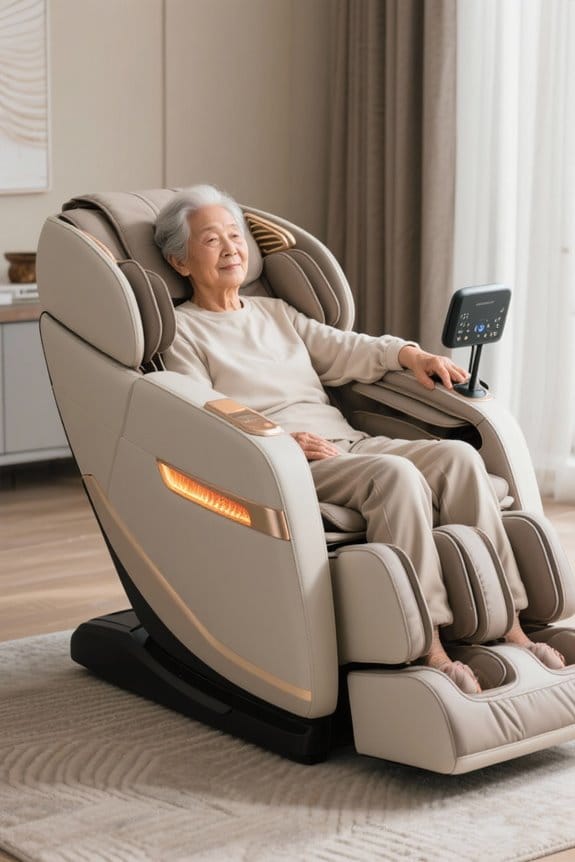 senior friendly massage chair features